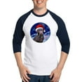 thumbnail image 1 of CafePress - Labrador Retriever Christmas Baseball Jersey - Cotton Baseball Jersey, 3/4 Raglan Sleeve Shirt, 1 of 4