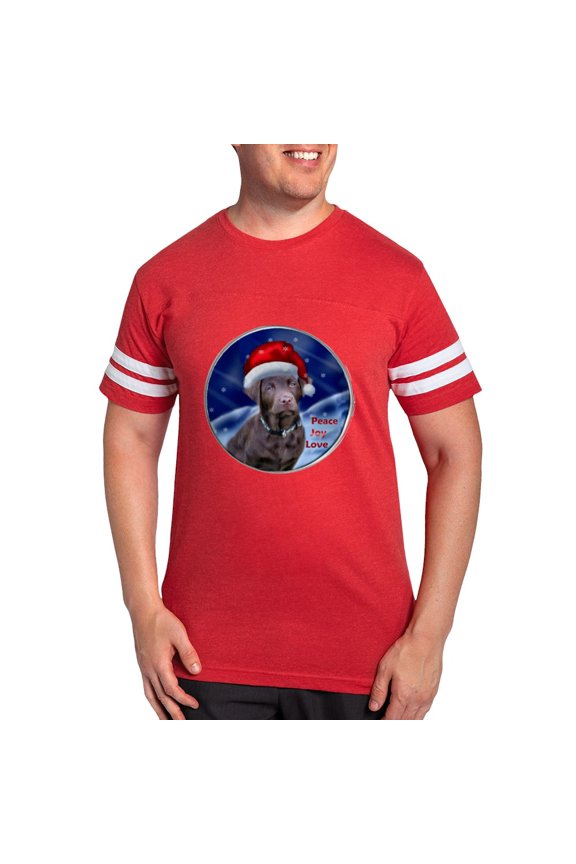 - Labrador Retriever Christmas - Mens Football Shirt