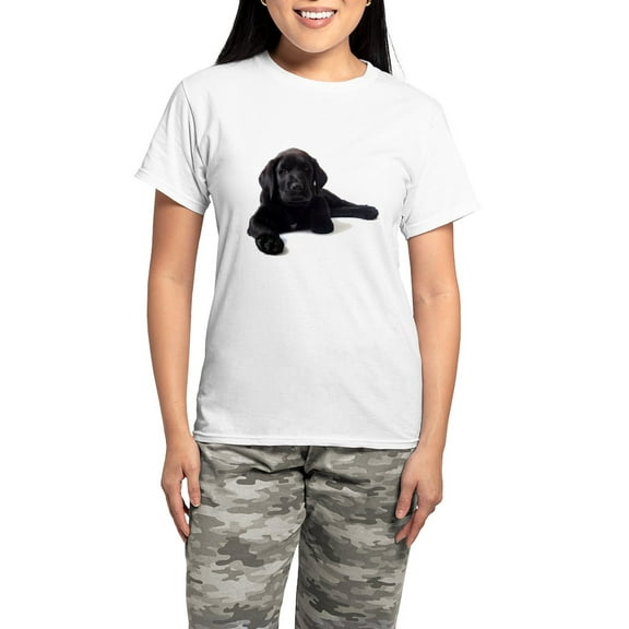 CafePress - Labrador Retriever Women's Light Pajamas - Women's Short Sleeve Print T-Shirt and Pants Light Cotton Pajama Set