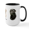 thumbnail image 1 of CafePress - Labrador Retrievers Large Mug - 15 oz Ceramic Large White Novelty Mug, 1 of 4