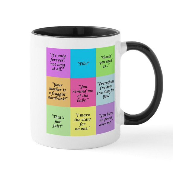 CafePress - Labyrinth Quotes Mug - 11 oz Ceramic Mug - Novelty Coffee Tea Cup