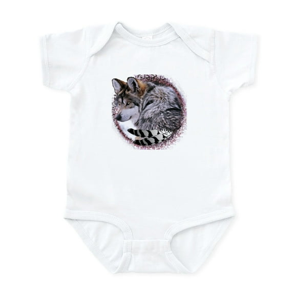 CafePress - Lace Wolf Infant Bodysuit - Baby Light Bodysuit, Size Newborn - 24 Months