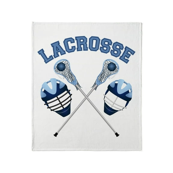CafePress - Lacrosse 1 Throw Blanket - Soft Fleece Throw Blanket, 50"x60" for All Ages