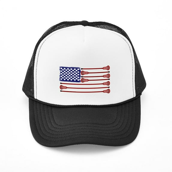 CafePress - Lacrosse Americasgame - Adjustable Unisex Printed Trucker Hat with Mesh Back