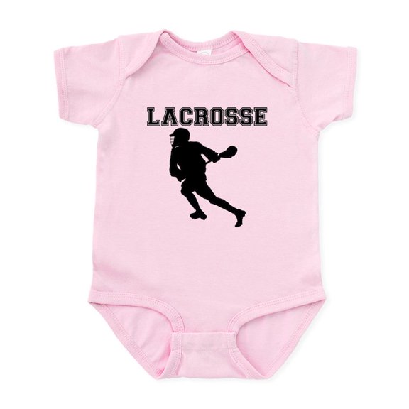 CafePress - Lacrosse Body Suit - Baby Light Bodysuit, Size Newborn - 24 Months