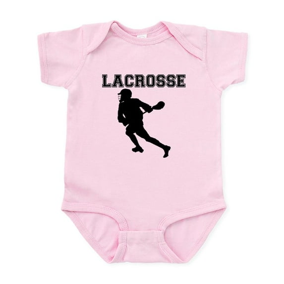 CafePress - Lacrosse Body Suit - Baby Light Bodysuit, Size Newborn - 24 Months