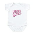 thumbnail image 1 of CafePress - Lacrosse Chicks With Sticks Infant Bodysuit - Baby Light Bodysuit, Size Newborn - 24 Months, 1 of 4