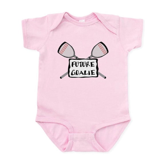 CafePress - Lacrosse Future Goalie Infant Bodysuit - Baby Light Bodysuit, Size Newborn - 24 Months