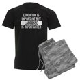 thumbnail image 1 of CafePress - Lacrosse Is Importanter Pajamas - Men's Dark Loose Fit Cotton Pajama Set, 1 of 7