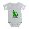 thumbnail image 1 of CafePress - Lacrosse_Laxasaurusrex - Cute Infant Baby Football Bodysuit, 1 of 3