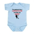 thumbnail image 1 of CafePress - Lacrosse Player Like My Daddy Body Suit - Baby Light Bodysuit, Size Newborn - 24 Months, 1 of 4