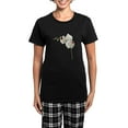 thumbnail image 1 of CafePress - Lady Bug Orchid Women's Dark Pajamas - Women's Short Sleeve Print T-Shirt and Pants Dark Cotton Pajama Set, 1 of 7
