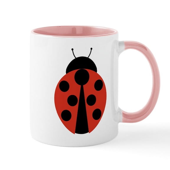 CafePress - Ladybug - 11 oz Ceramic Mug - Novelty Coffee Tea Cup
