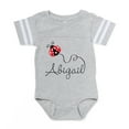thumbnail image 1 of CafePress - Ladybug Abigail - Cute Infant Baby Football Bodysuit, 1 of 3