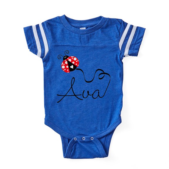 CafePress - Ladybug Ava - Cute Infant Baby Football Bodysuit