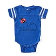 thumbnail image 1 of CafePress - Ladybug Barbara - Cute Infant Baby Football Bodysuit, 1 of 3