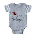 thumbnail image 1 of CafePress - Ladybug Hope - Cute Infant Baby Football Bodysuit, 1 of 3