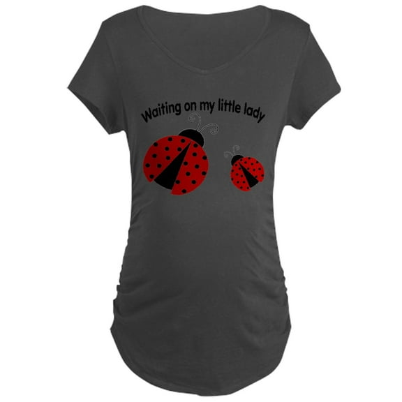 CafePress - Ladybug Red Maternity T Shirt - Maternity Dark T-Shirt