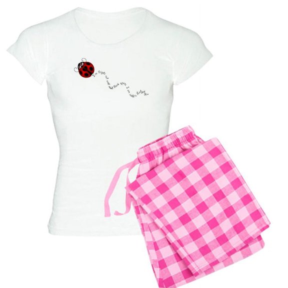 CafePress - Ladybug Rhyme - Women's Light Pajamas