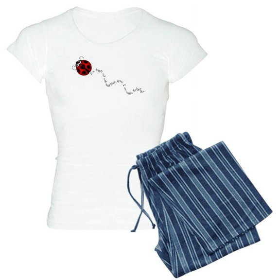 CafePress - Ladybug Rhyme - Women's Light Pajamas