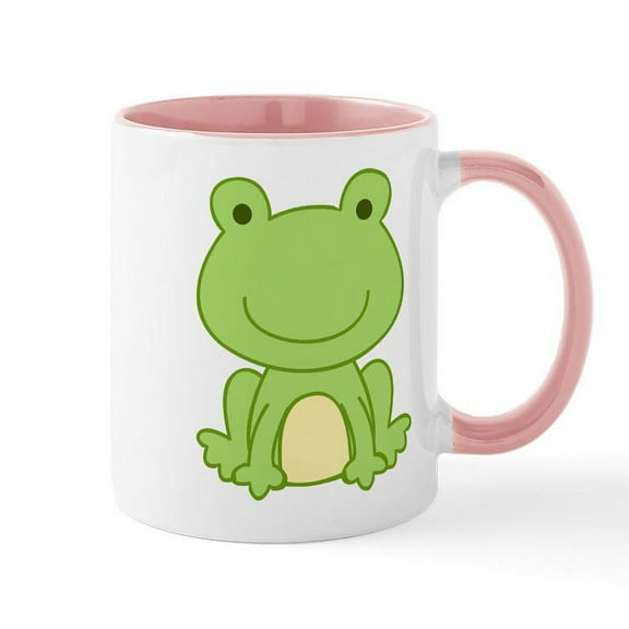 CafePress - Laguna Frog Mug - 11 oz Ceramic Mug - Novelty Coffee Tea Cup