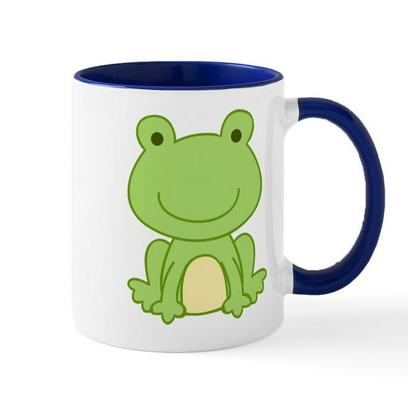 CafePress - Laguna Frog Mug - 11 oz Ceramic Mug - Novelty Coffee Tea Cup