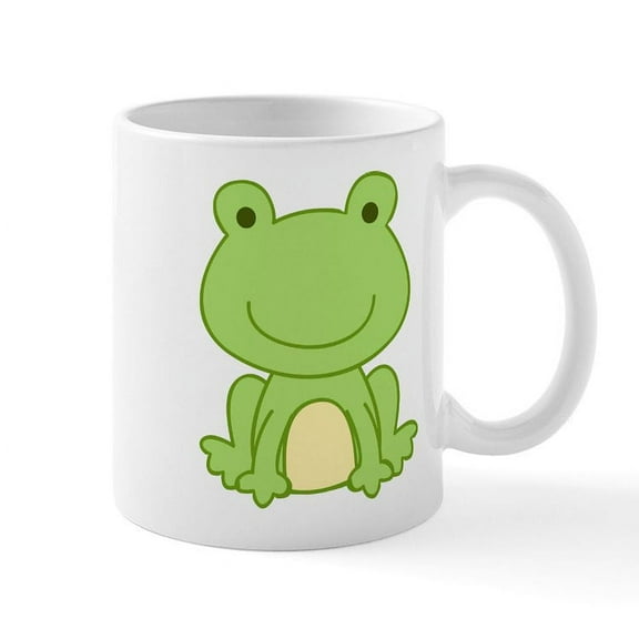 CafePress - Laguna Frog Mug - 11 oz Ceramic Mug - Novelty Coffee Tea Cup