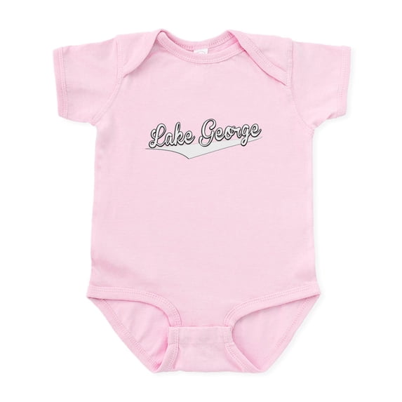 CafePress - Lake George, Retro, Body Suit - Baby Light Bodysuit, Size Newborn - 24 Months