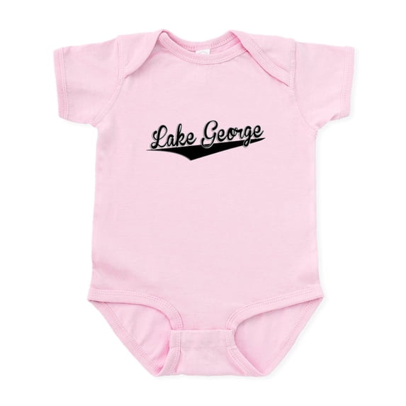 CafePress - Lake George, Retro, Body Suit - Baby Light Bodysuit, Size Newborn - 24 Months