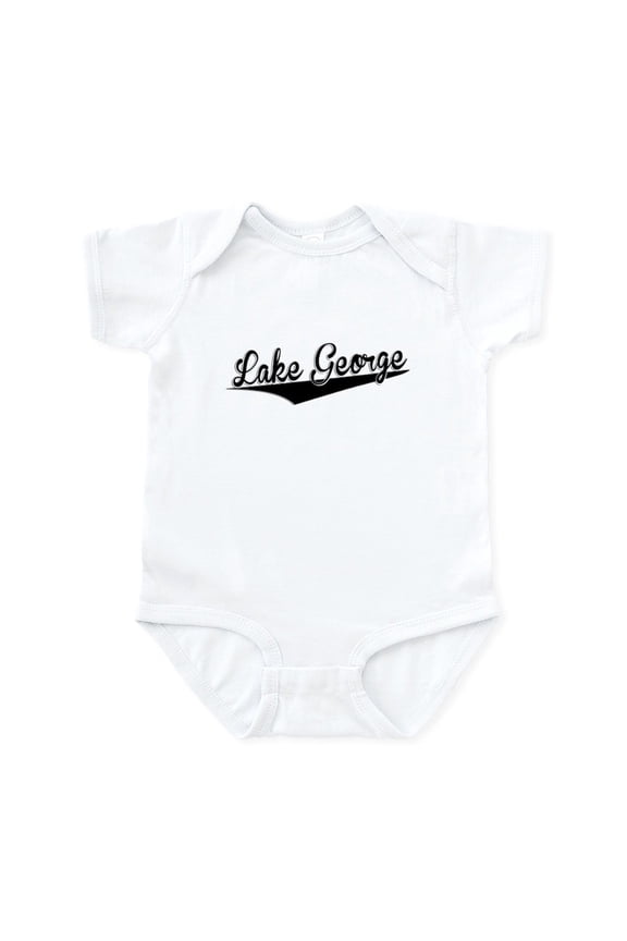 - Lake George, Retro, Body Suit - Baby Light Bodysuit, Size Newborn - 24 Months