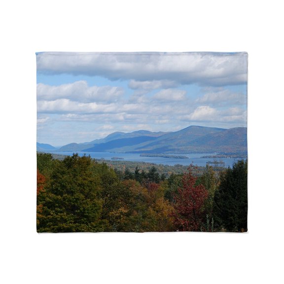 CafePress - Lake George Valley - Soft Fleece Throw Blanket, 50"x60" for All Ages