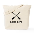 thumbnail image 1 of CafePress - Lake Life Tote Bag - Unisex Canvas Tote Bag, Beige, 1-Piece, 1 of 7