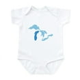 thumbnail image 1 of CafePress - Lake Michigan Infant Bodysuit - Baby Light Bodysuit, Size Newborn - 24 Months, 1 of 4