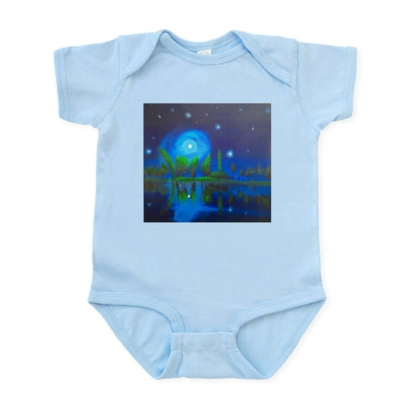 CafePress - Lake Namaste Infant Bodysuit - Baby Light Bodysuit, Size Newborn - 24 Months