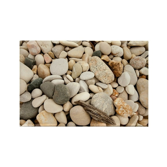 CafePress - Lake Stones - Rectangle Magnet, 2"x3" Refrigerator Magnet