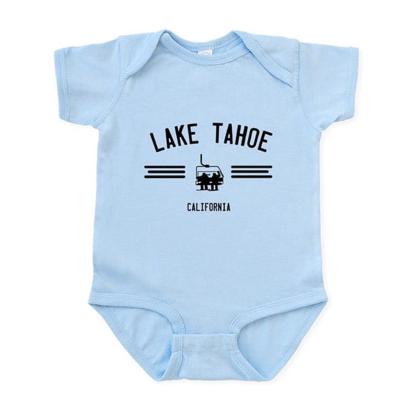 CafePress - Lake Tahoe California Body Suit - Baby Light Bodysuit, Size Newborn - 24 Months