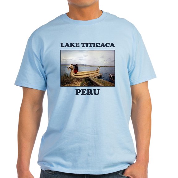 CafePress - Lake Titicaca Light T Shirt - Men's Classic Graphic T-Shirt