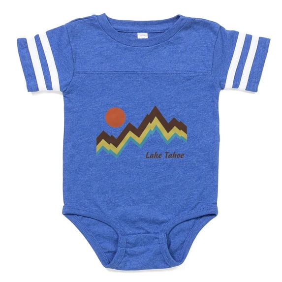 CafePress - Laketahoe - Cute Infant Baby Football Bodysuit