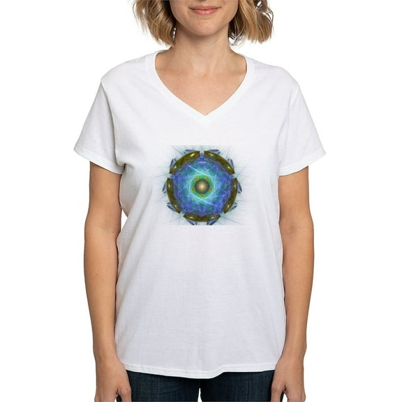 CafePress - Lakota Women's V Neck T Shirt - Womens Cotton V-Neck T-shirt