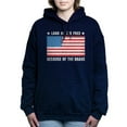 thumbnail image 1 of CafePress - Land Of The Free Flag Hooded Sweatshirt - Pullover Hoodie, Classic & Comfortable Hooded Sweatshirt, 1 of 4