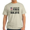 thumbnail image 1 of CafePress - Land Of The Free Light T Shirt - Men's Classic Graphic T-Shirt, 1 of 4
