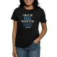thumbnail image 1 of CafePress - Land Of The Free US Navy Women's Dark T Shirt - Women's Traditional Fit Dark T-Shirt, 1 of 4
