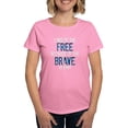 thumbnail image 1 of CafePress - Land Of The Free US Navy Women's Dark T Shirt - Women's Traditional Fit Dark T-Shirt, 1 of 4