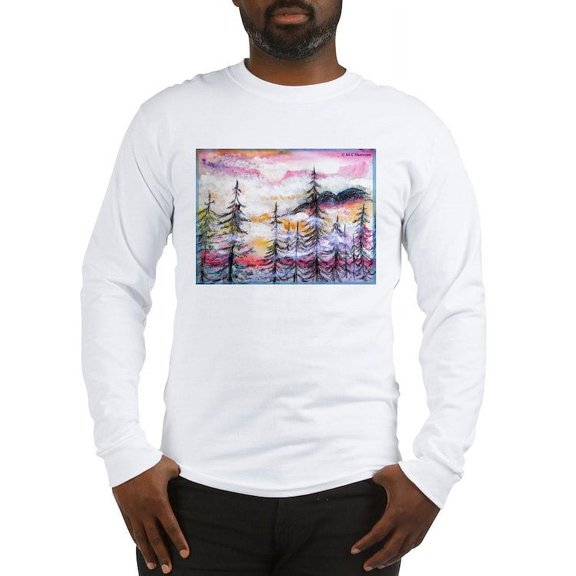 CafePress - Landscape, Colorful Art! Long Sleeve T Shirt - Unisex Cotton Long Sleeve T-Shirt