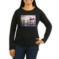 thumbnail image 1 of CafePress - Landscape, Colorful Art! Long Sleeve T Shirt - Women's Long Sleeve Graphic Tee Casual Fit, 1 of 4