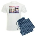 thumbnail image 1 of CafePress - Landscape, Colorful Art! Pajamas - Men's Light Loose Fit Cotton Pajama Set, 1 of 7