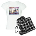 thumbnail image 1 of CafePress - Landscape, Colorful Art! Pajamas - Women's Short Sleeve Print T-Shirt and Pants Light Cotton Pajama Set, 1 of 7