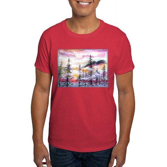 CafePress - Landscape, Colorful Art! T Shirt - Men's Classic Graphic Cotton T-Shirt