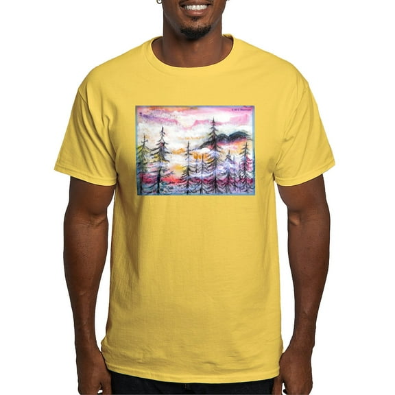CafePress - Landscape, Colorful Art! T Shirt - Light T-Shirt - CP