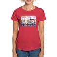 thumbnail image 1 of CafePress - Landscape, Colorful Art! T Shirt - Women's Traditional Fit Dark T-Shirt, 1 of 4